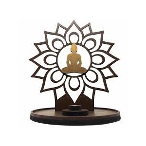Incensário Mandala/Buda