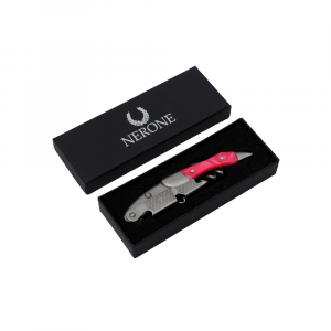 Abridor Saca-Rolhas Nerone Sommelier Pro Inox/Rosa 1